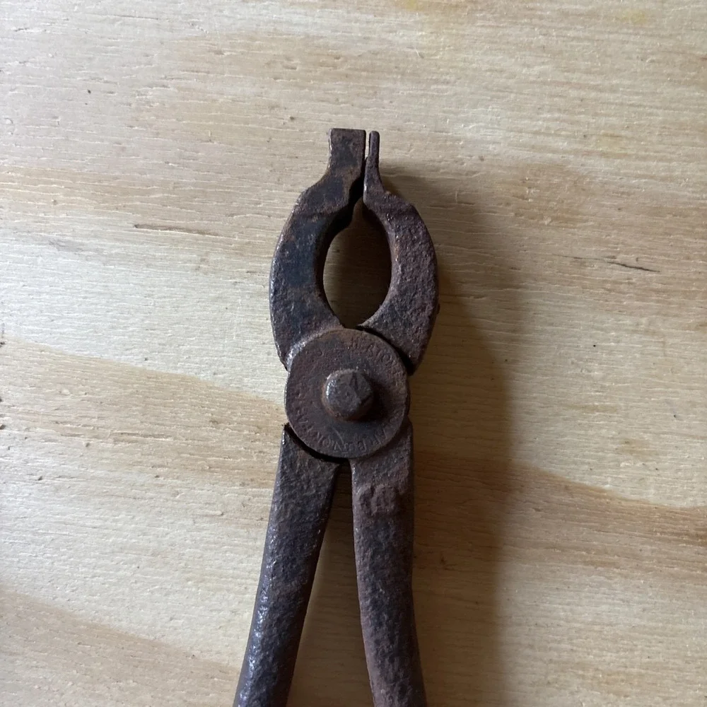 Vintage Heaton Peninsular Leather Button Fastener Pliers 7 Inch‎